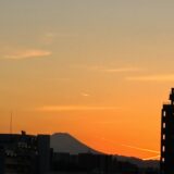 新型iPhoneで夕景富士を撮影したぞ