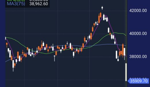 大丈夫？日経平均大暴落💦